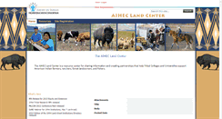 Desktop Screenshot of aiheclandcenter.aihec.org