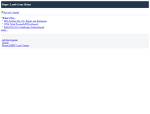 Tablet Screenshot of aiheclandcenter.aihec.org